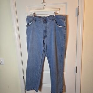 Essentials Relaxed Fit Light Blue Jeans